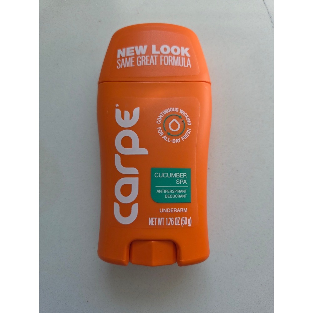 Carpe Underarm Antiperspirant Deodorant Cucumber Spa 1.76 oz New Sealed